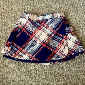 Janie and Jack tweed plaid skirt